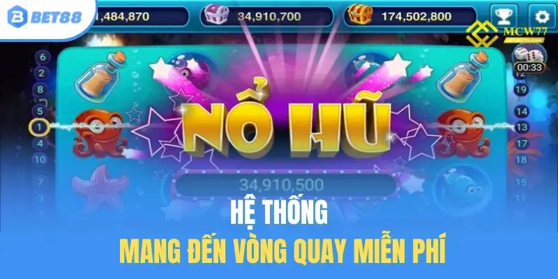 Hệ thống mang đến vòng quay miễn phí